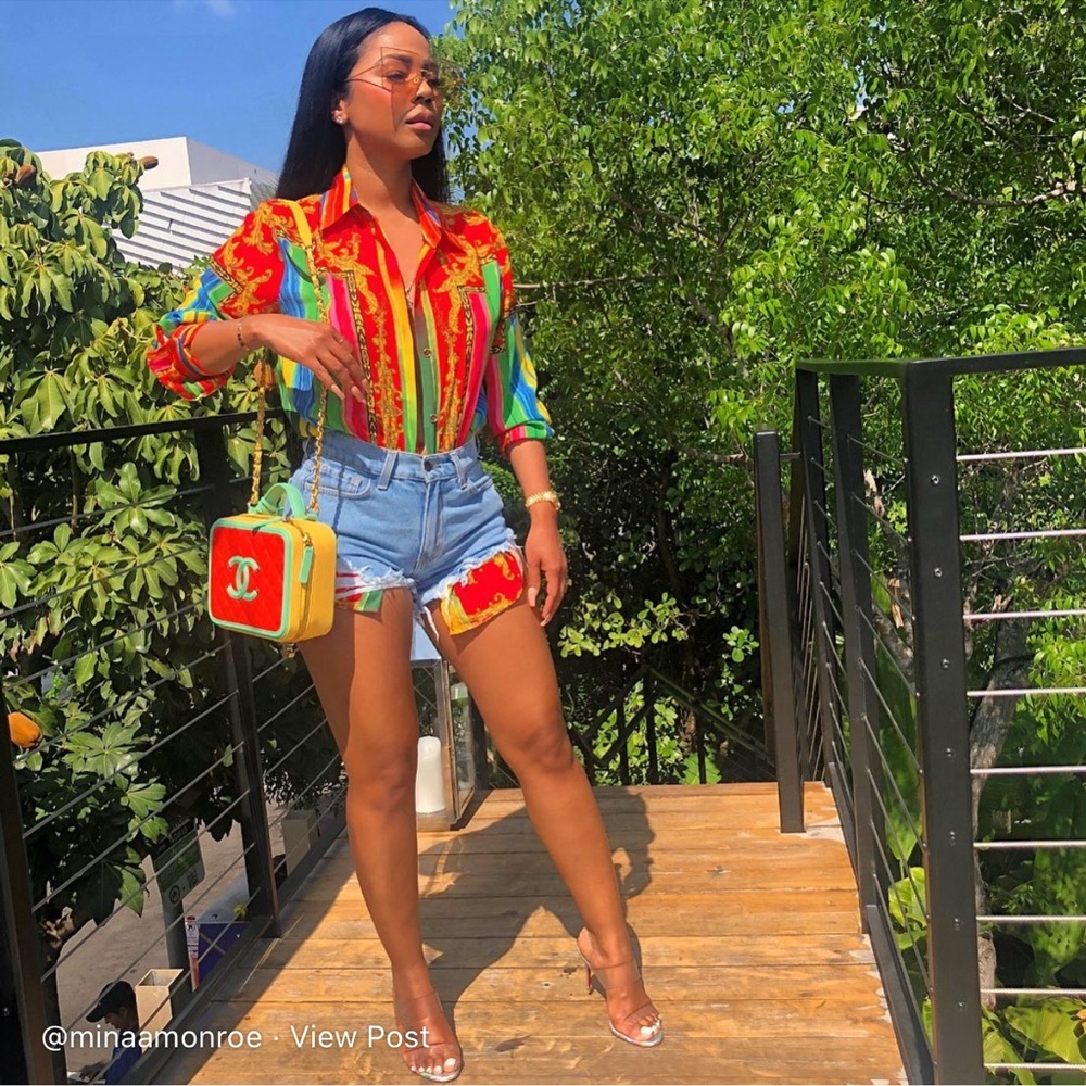 Minaa monroe Funfetti top in small